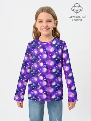 Детский лонгслив / Galaxy