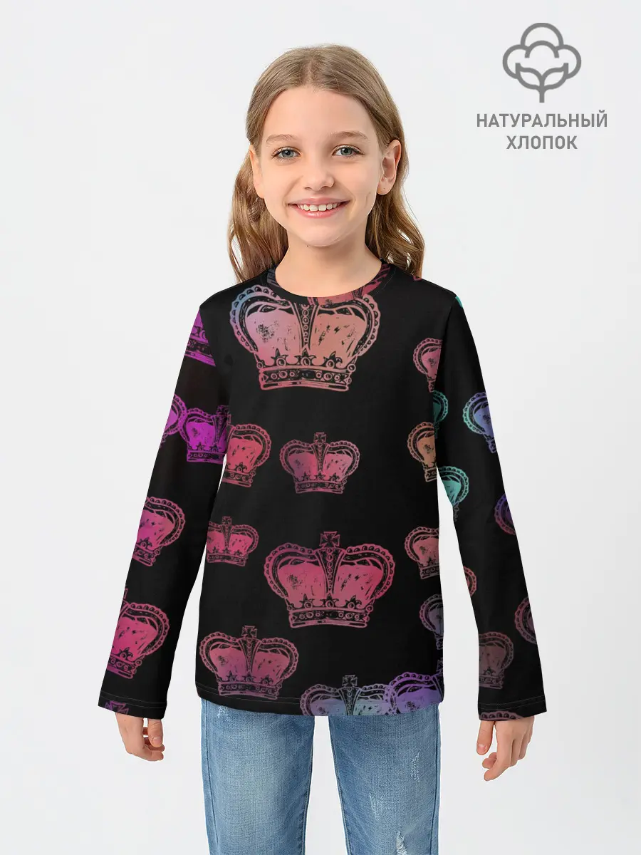 Детский лонгслив / ВЛАСТИТЕЛЬ 3D