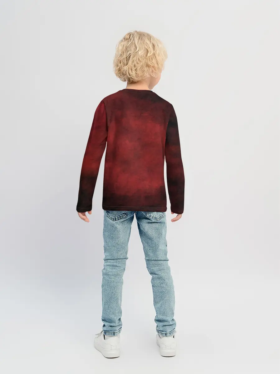 Детский лонгслив / Шоё Хината прыжок | Haikyu!!