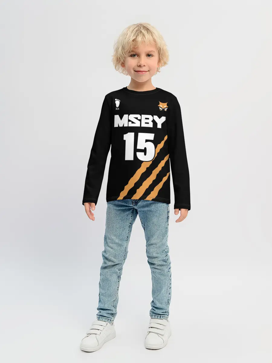 Детский лонгслив / 15 | MSBY | BLACK JACKALS
