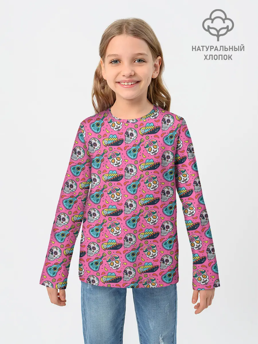 Детский лонгслив / День мертвых