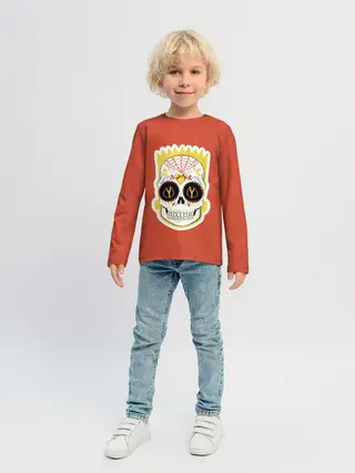Детский лонгслив / Мексиканский Барт
