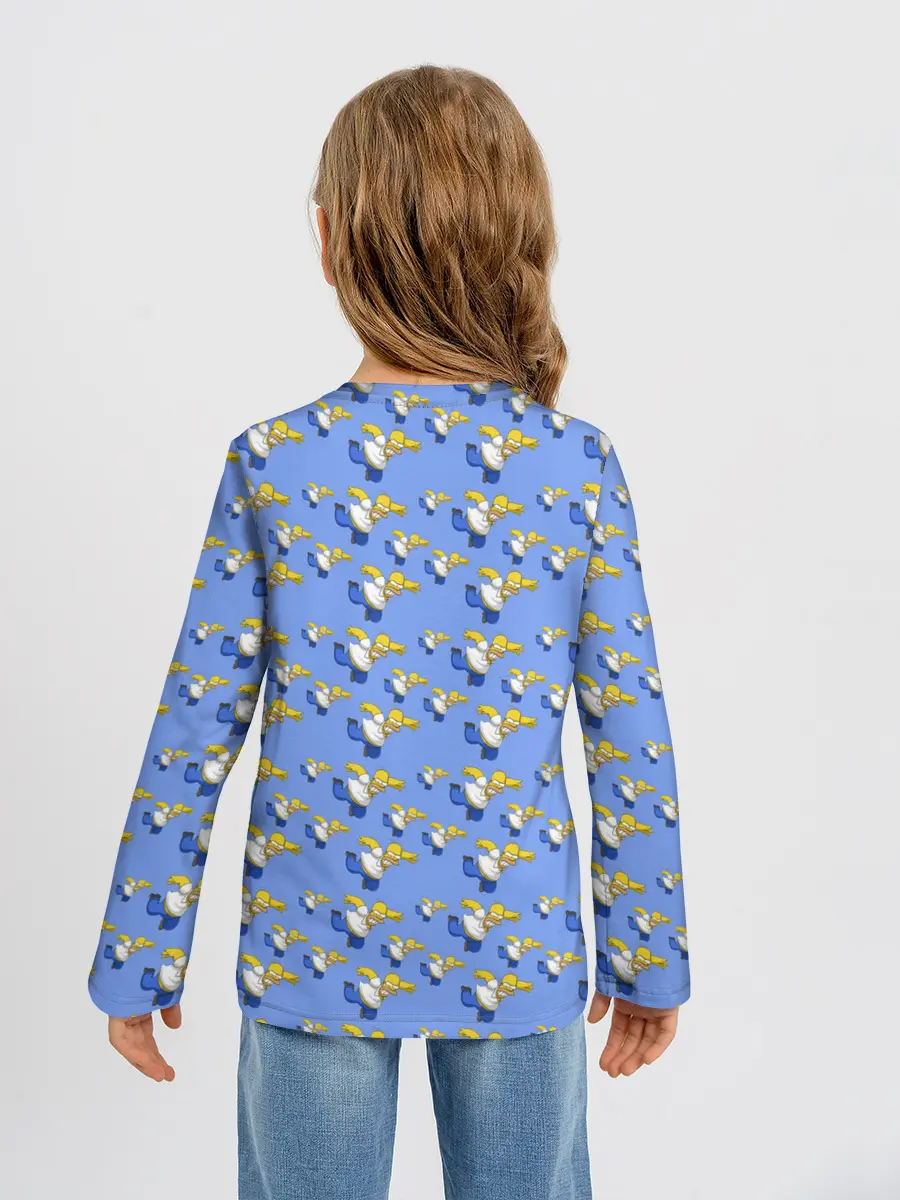 Детский лонгслив / Gomers pattern