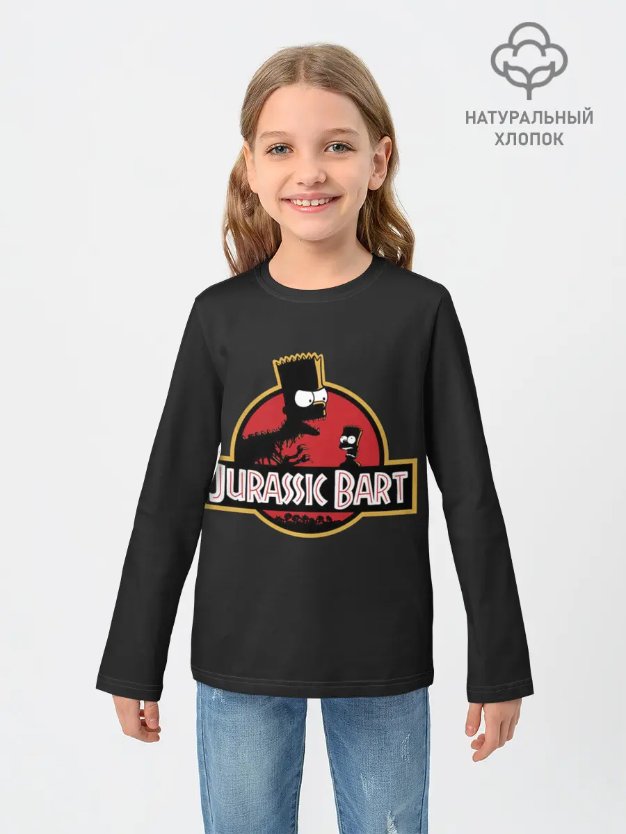 Детский лонгслив / Jurassic Bart