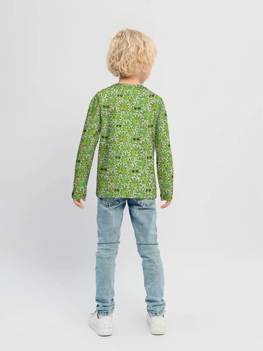 Детский лонгслив / КоронаВирус