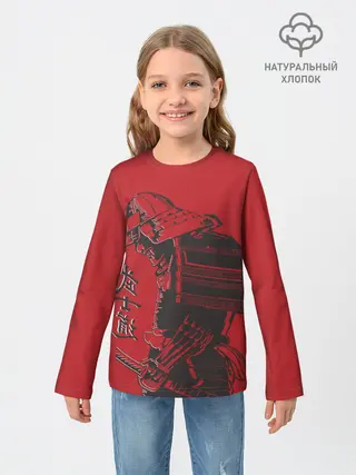 Детский лонгслив / Самурай