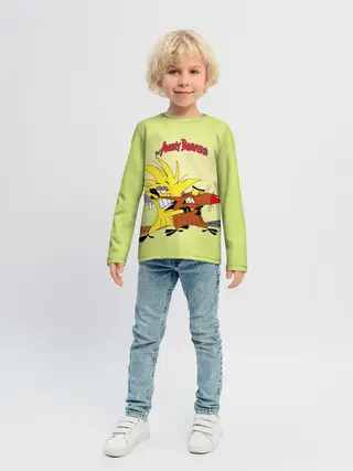 Детский лонгслив / Крутые бобры