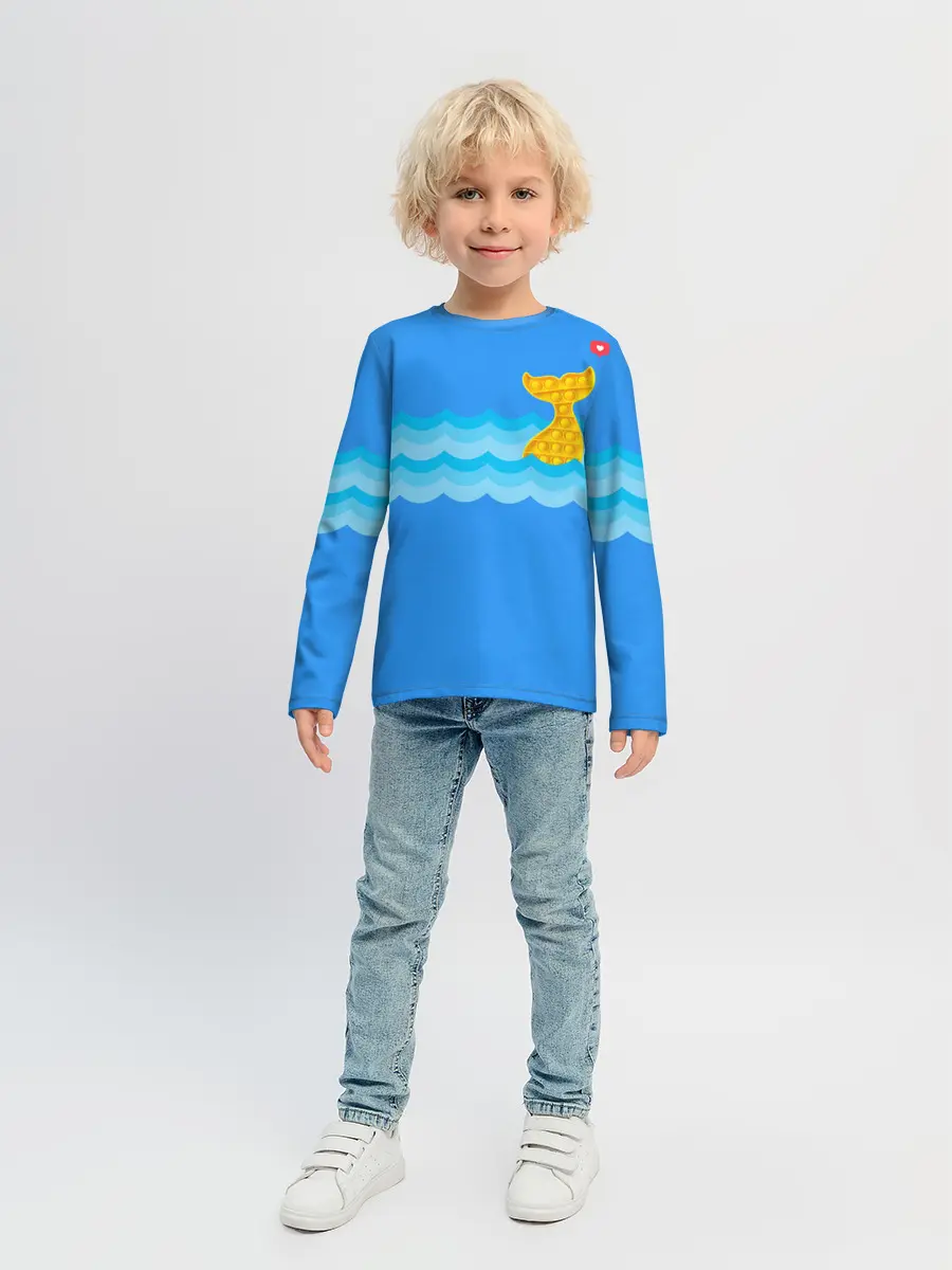 Детский лонгслив / Pop it / Simple Dimple