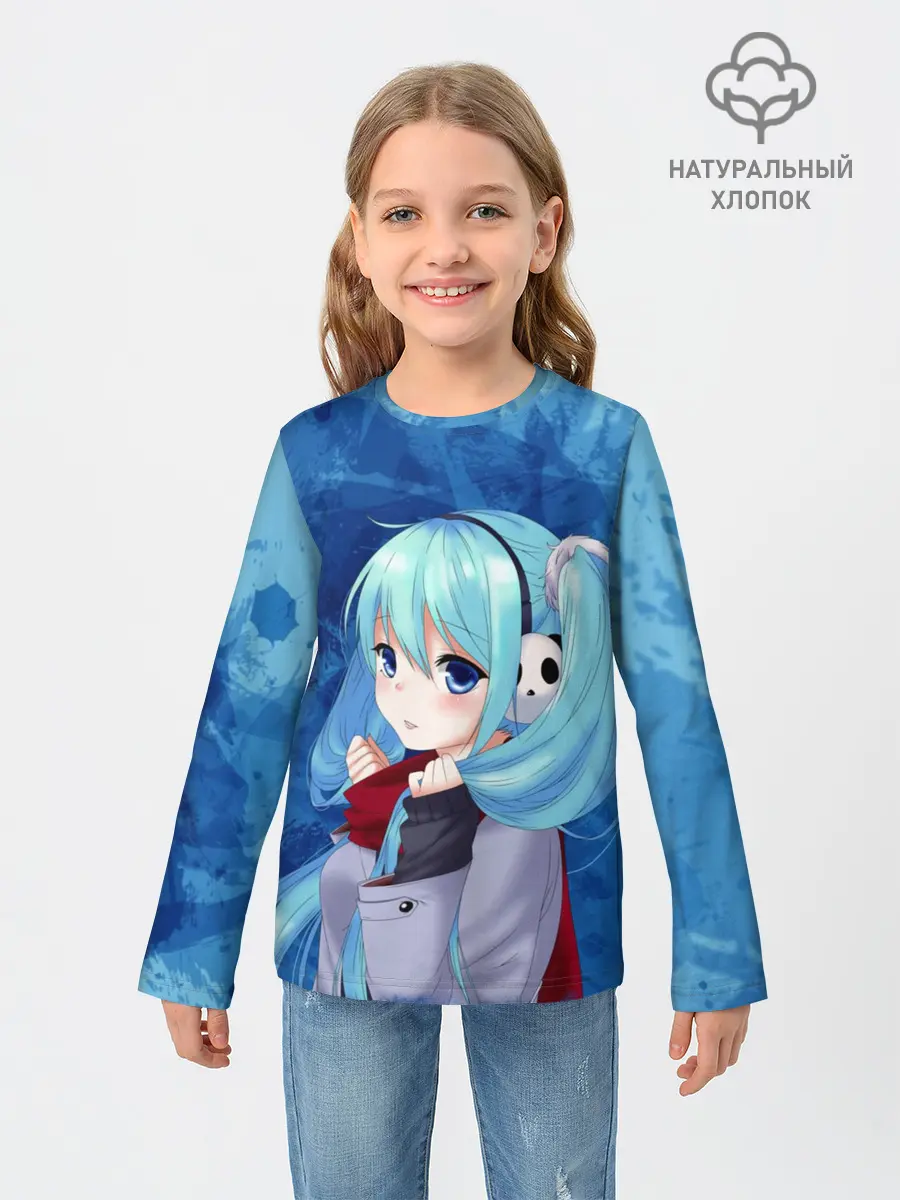 Детский лонгслив / Мику Хацунэ