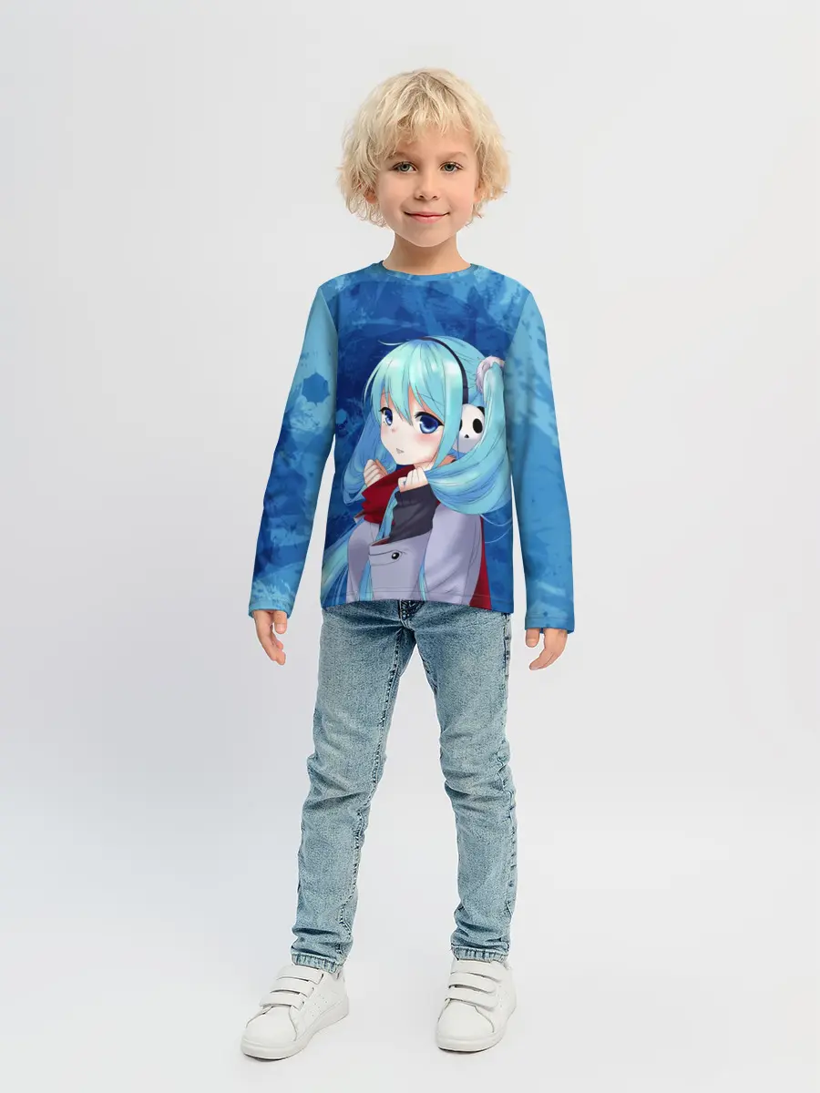 Детский лонгслив / Мику Хацунэ