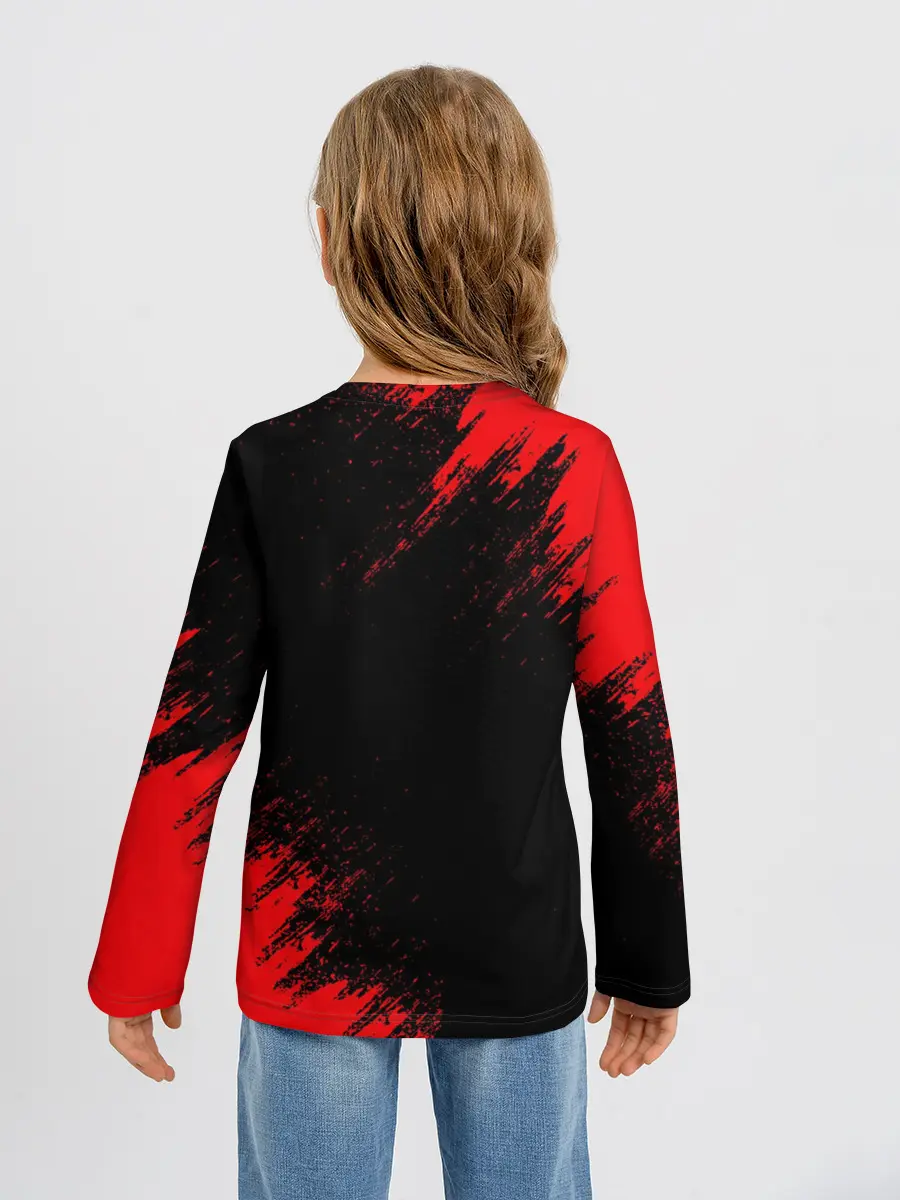 Детский лонгслив / БЕРСЕРК лого и надпись