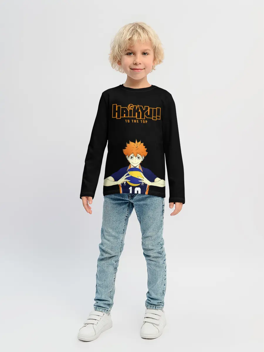 Детский лонгслив / Шоё Хината | Haikyu!! TO THE TOP