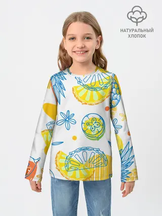 Детский лонгслив / Фруктовое настроение