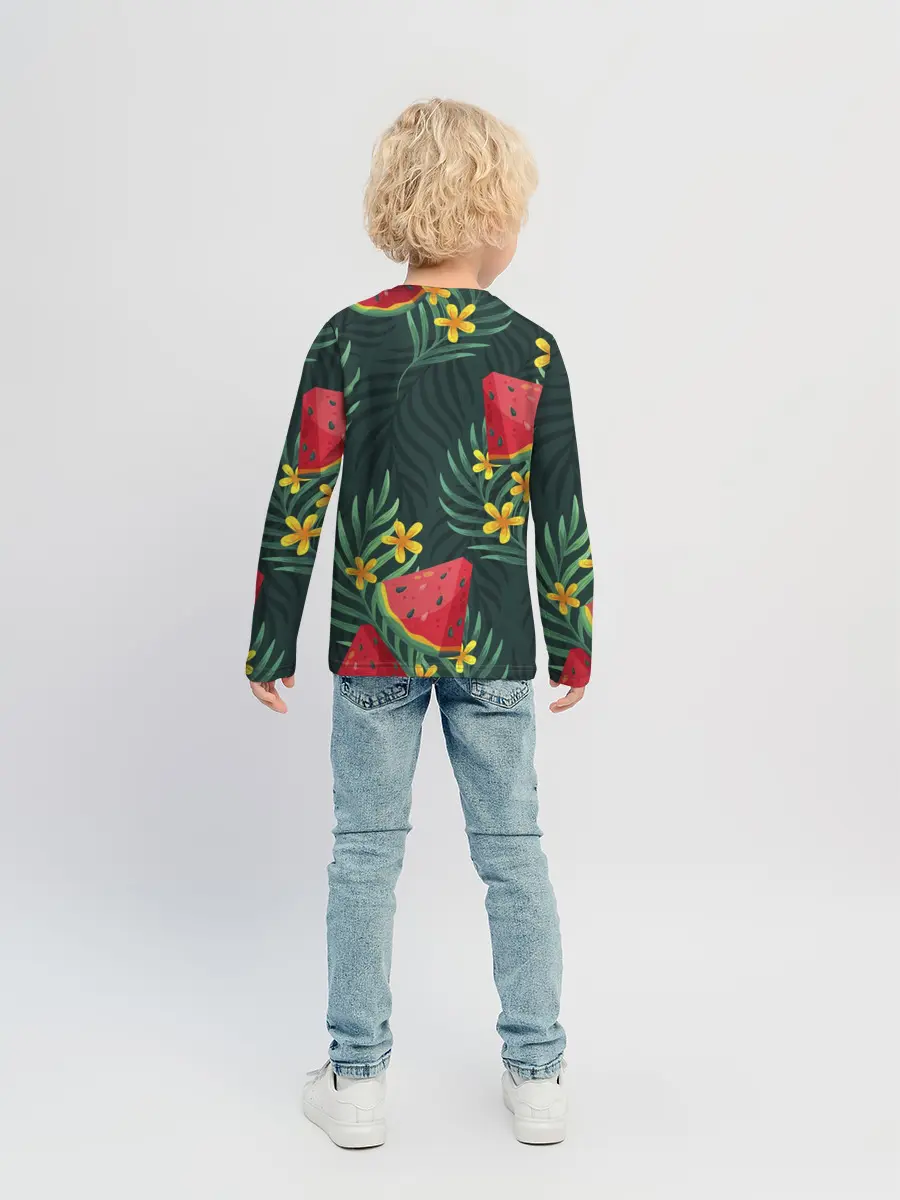 Детский лонгслив / Арзуб и папоротник
