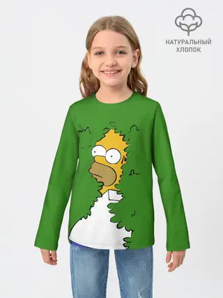 Детский лонгслив / Мем с Гомером