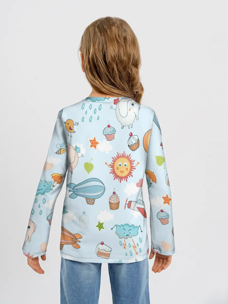 Детский лонгслив / Детские рисунки