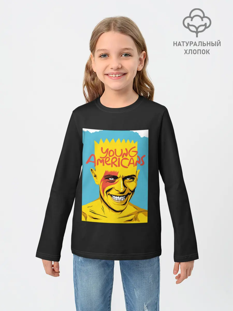 Детский лонгслив / Bart x Bowie