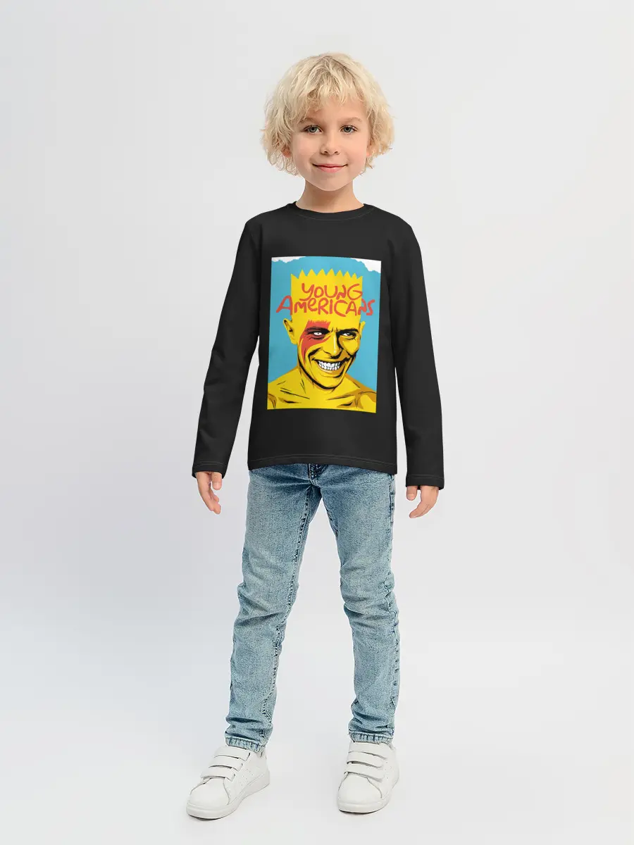 Детский лонгслив / Bart x Bowie