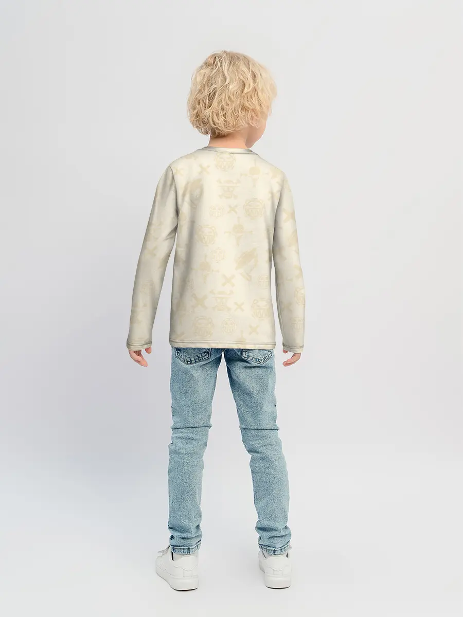 Детский лонгслив / Ророноа Зоро и малыш Манки Д. Луффи