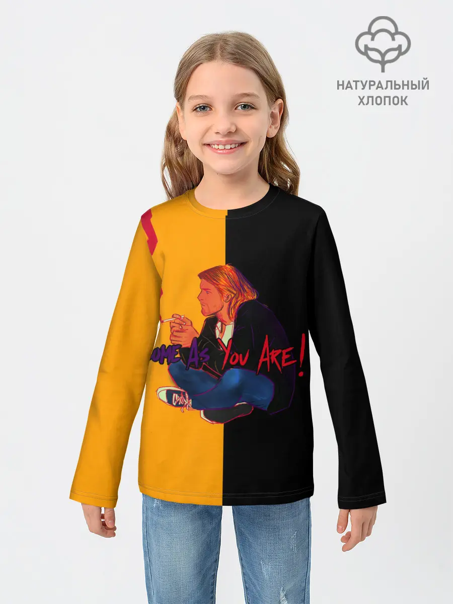 Детский лонгслив / Come as you are