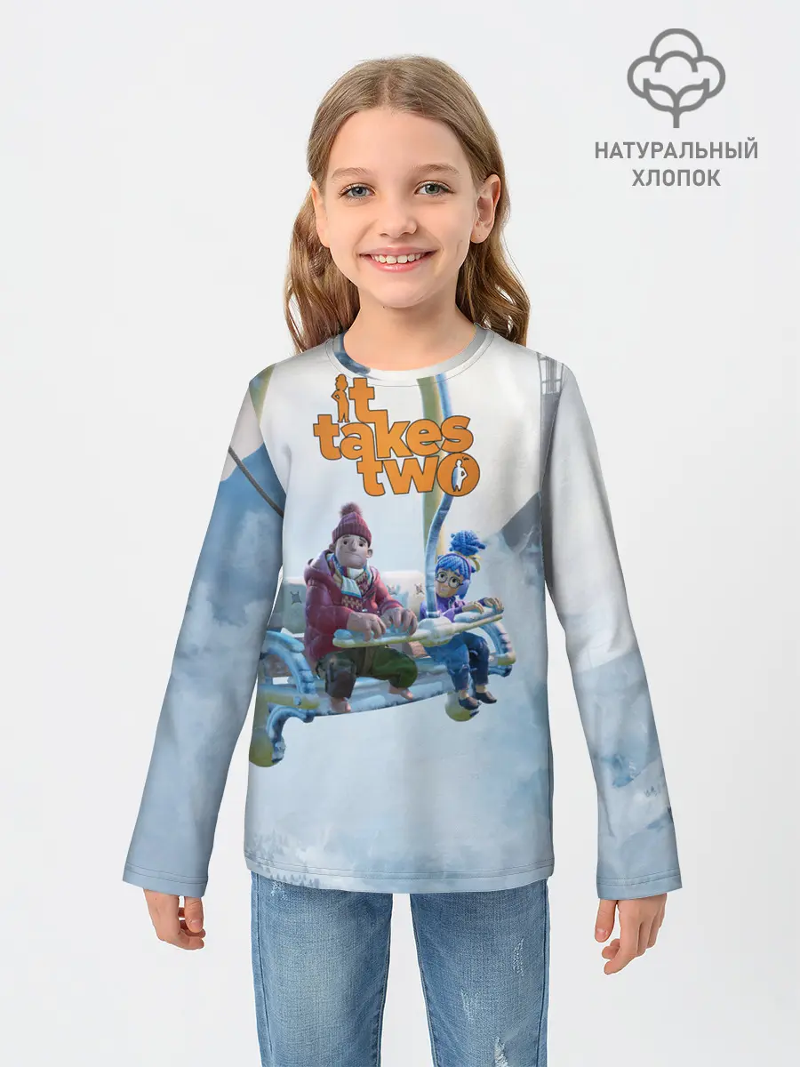 Детский лонгслив / It Takes Two Коди и Мэй