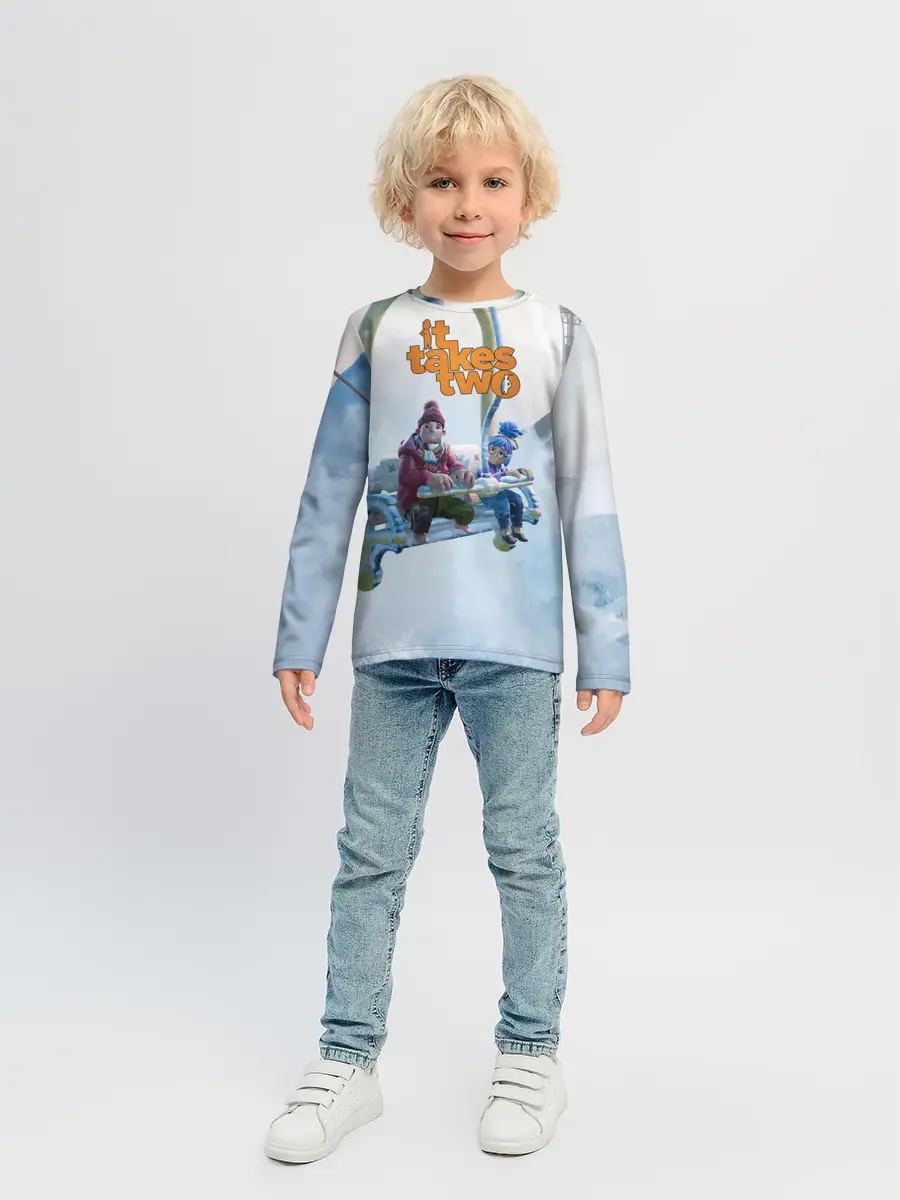 Детский лонгслив / It Takes Two Коди и Мэй