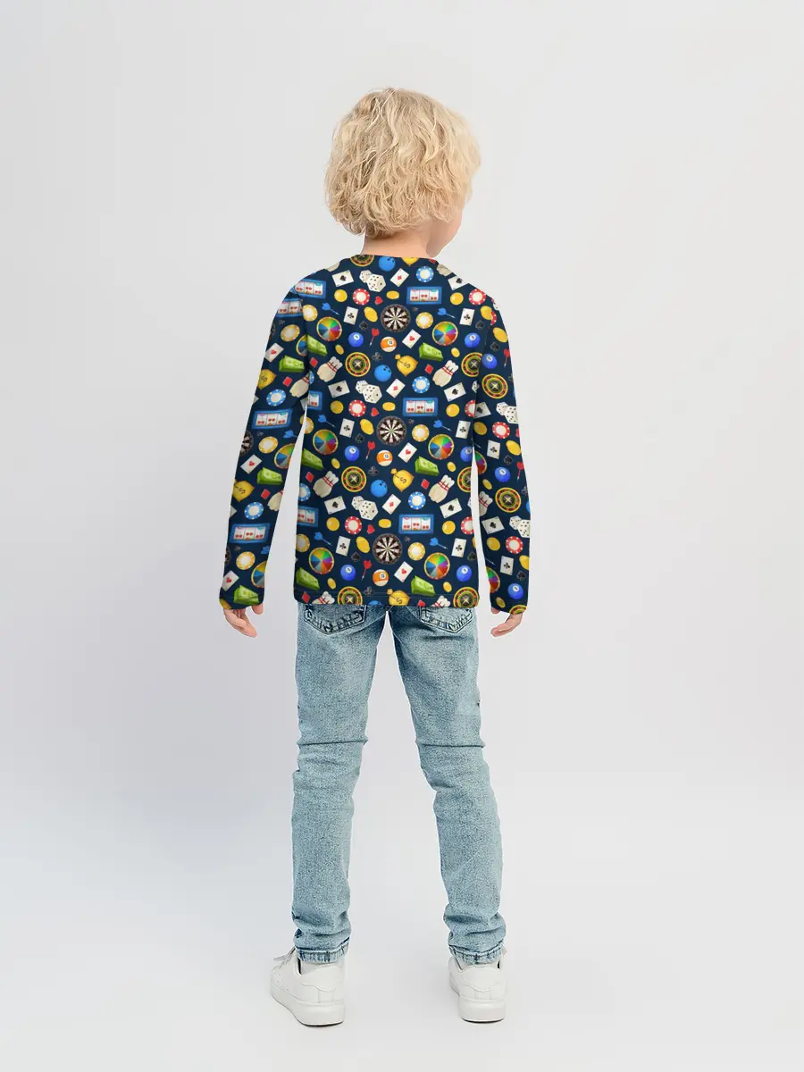 Детский лонгслив / Разные Игры