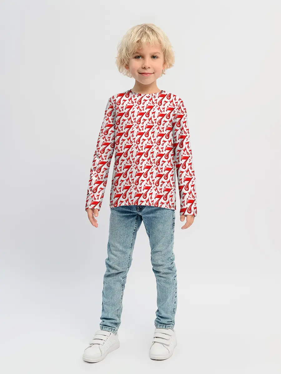 Детский лонгслив / Счастливчик