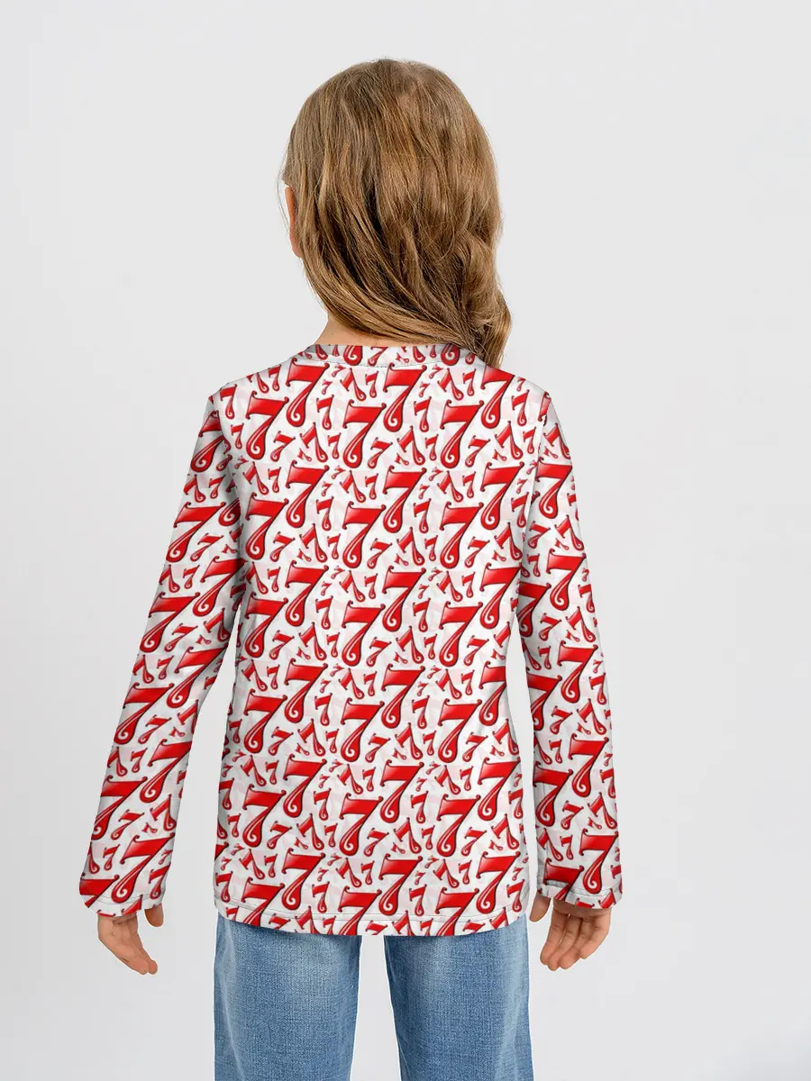 Детский лонгслив / Счастливчик