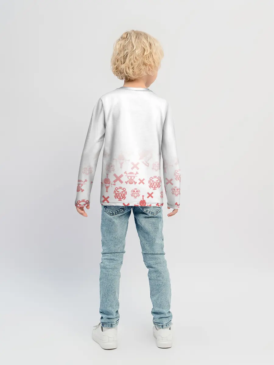 Детский лонгслив / One Piece. резиновый Луффи