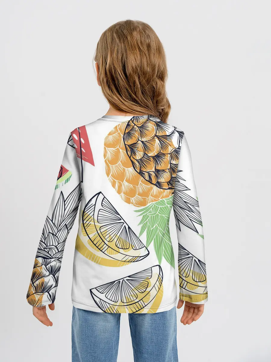 Детский лонгслив / Сочное настроение