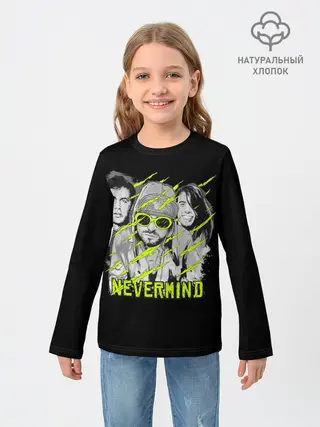 Детский лонгслив / Nevermind