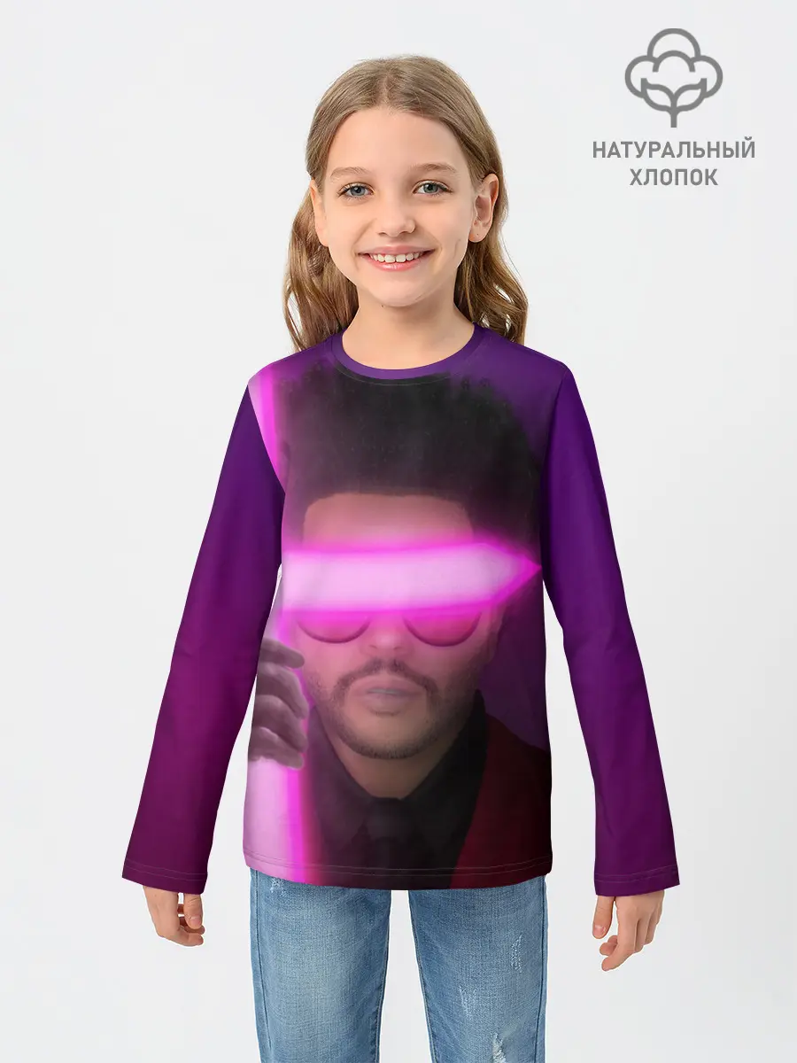 Детский лонгслив / The Weeknd - Blinding Lights