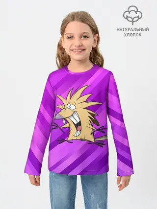 Детский лонгслив / Крутые Бобры