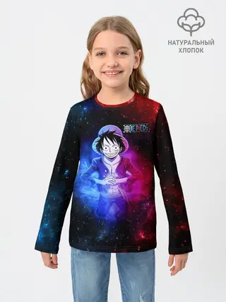 Детский лонгслив / Космический Луффи One Piece