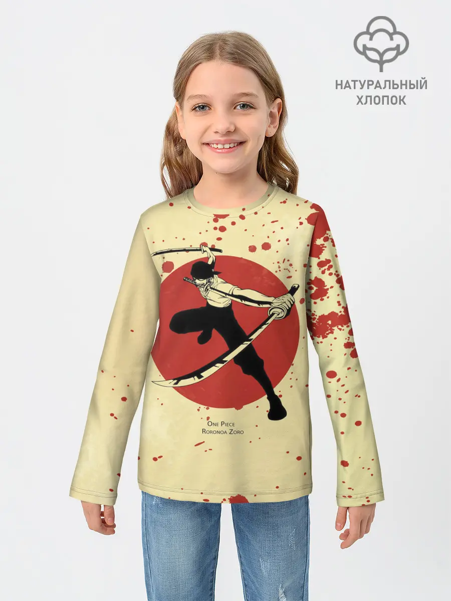 Детский лонгслив / Зоро | One Piece. Большой куш