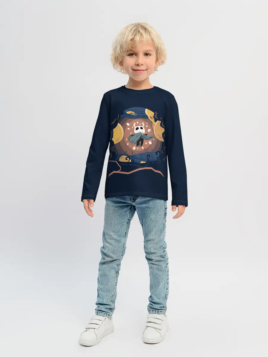 Детский лонгслив / Воодушевленный рыцарь