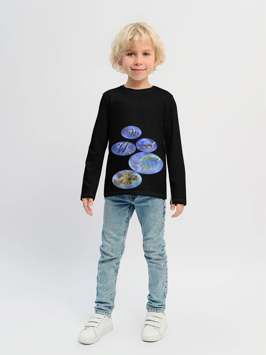 Детский лонгслив / Море внутри