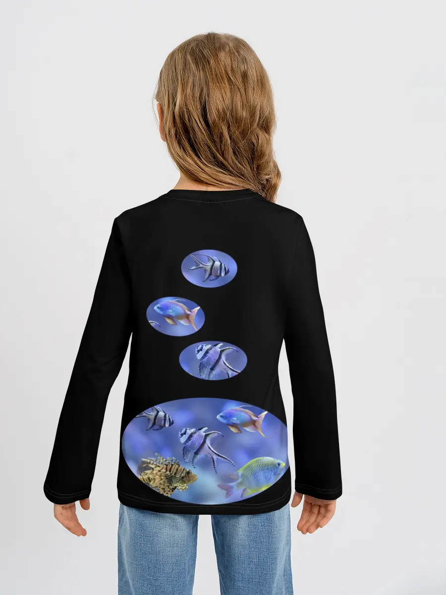 Детский лонгслив / Море внутри