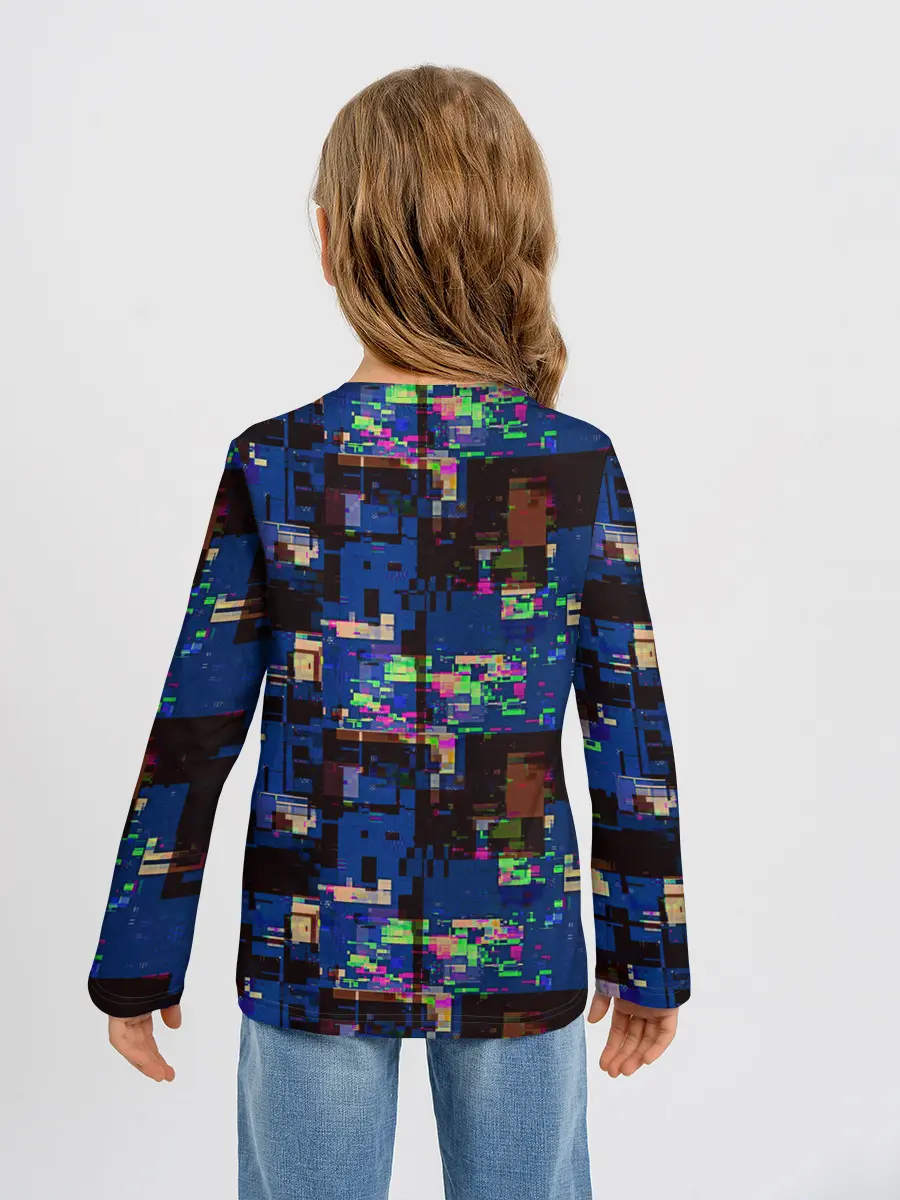 Детский лонгслив / Глитчи