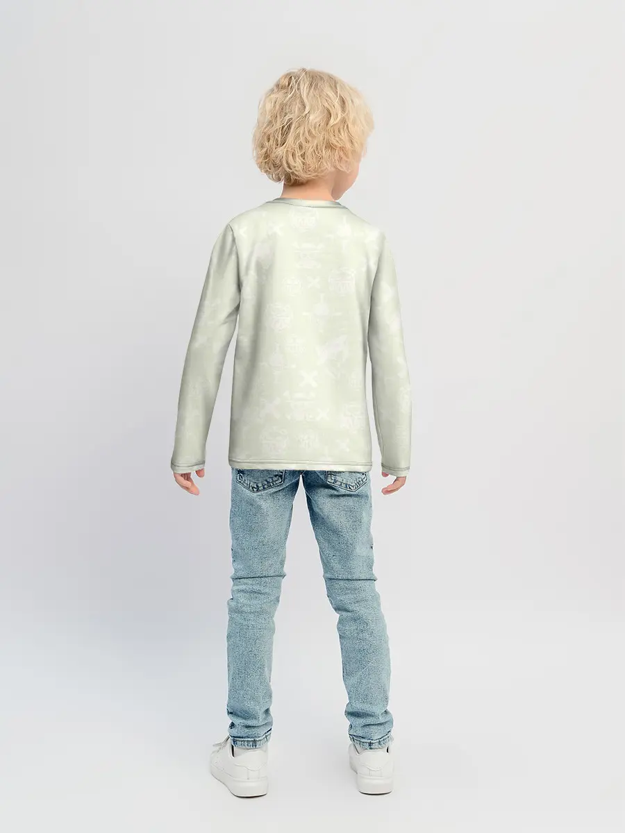 Детский лонгслив / Эмблемы One Piece. Большой куш