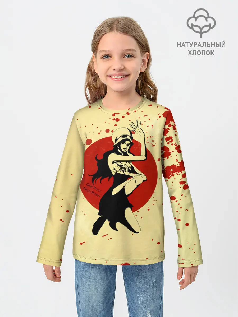 Детский лонгслив / Нико Робин | One Piece