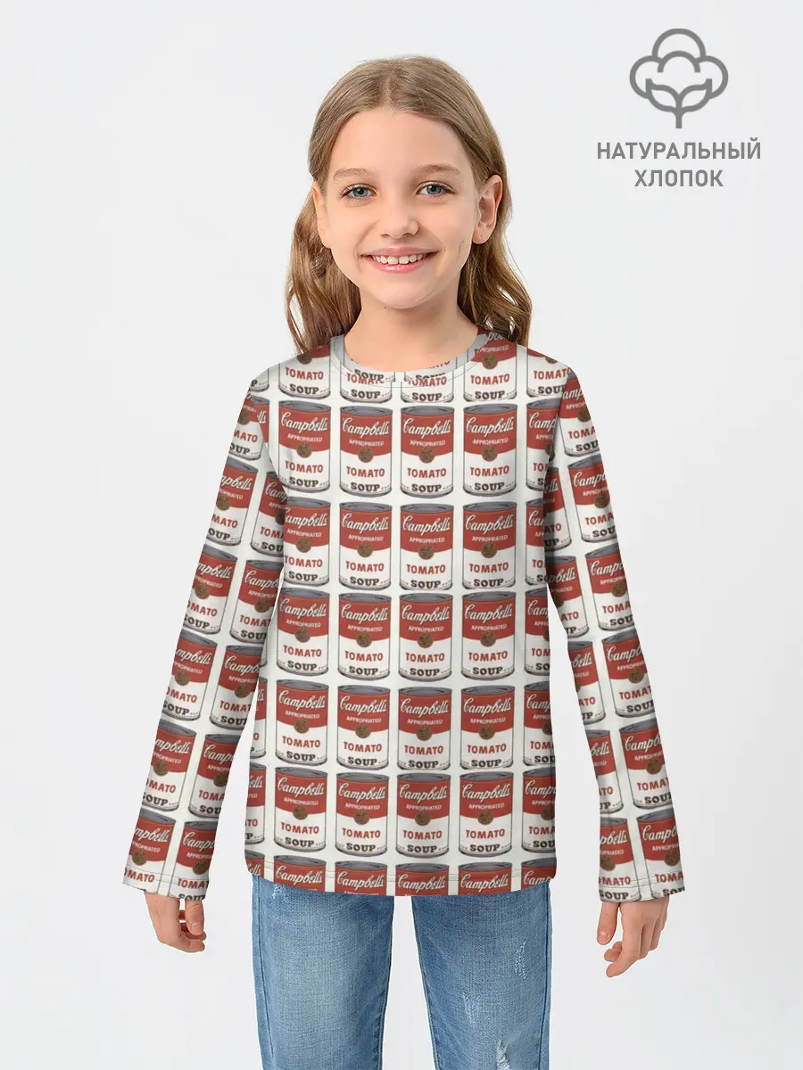 Детский лонгслив / Суп как искусство