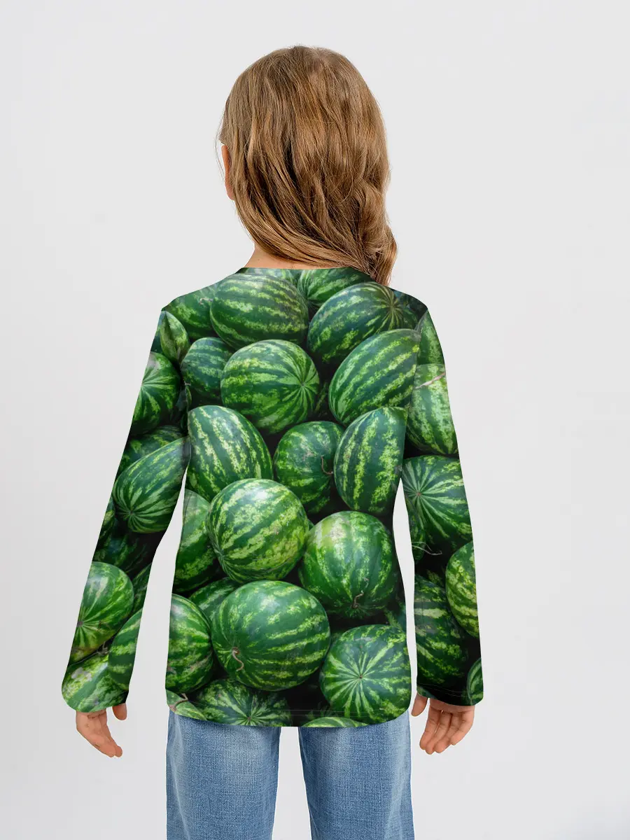 Детский лонгслив / Арбузы
