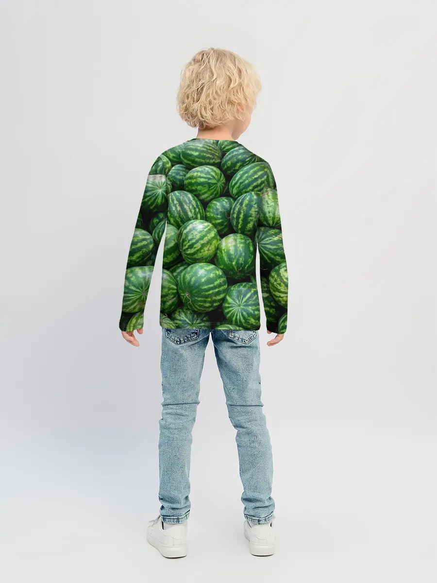 Детский лонгслив / Арбузы