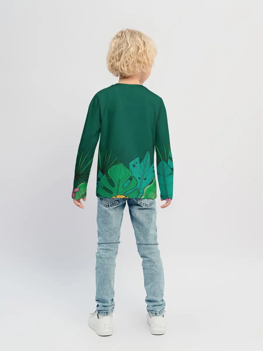 Детский лонгслив / Мои джунгли