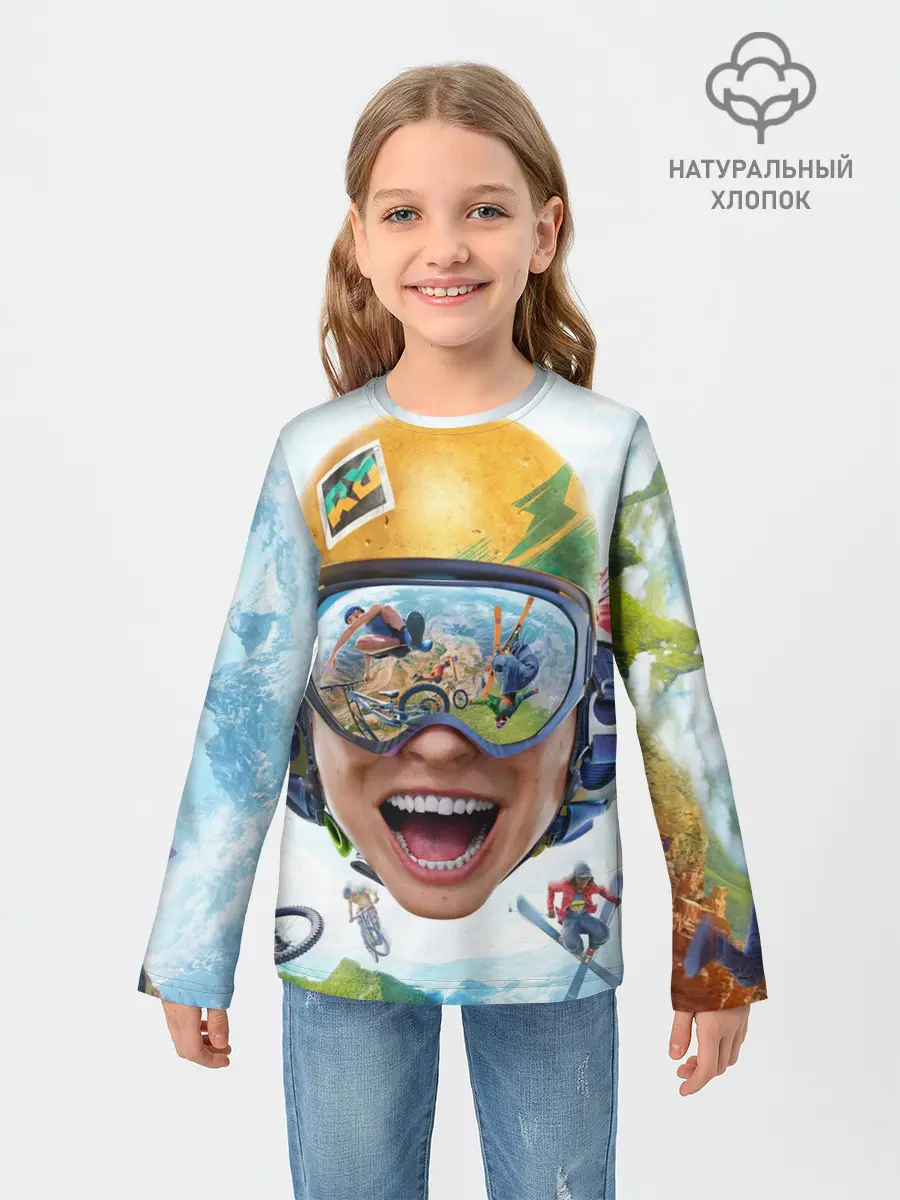 Детский лонгслив / Riders Republic