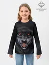 Детский лонгслив / СЕРЫЙ ВОЛК 3D