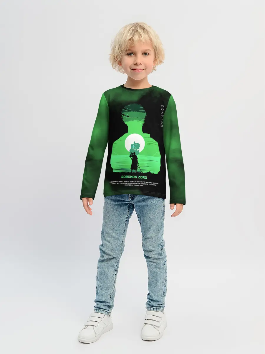 Детский лонгслив / Ророноа Зоро | One Piece