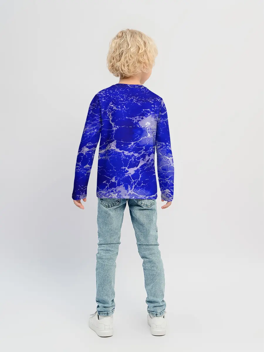 Детский лонгслив / Морские волны!